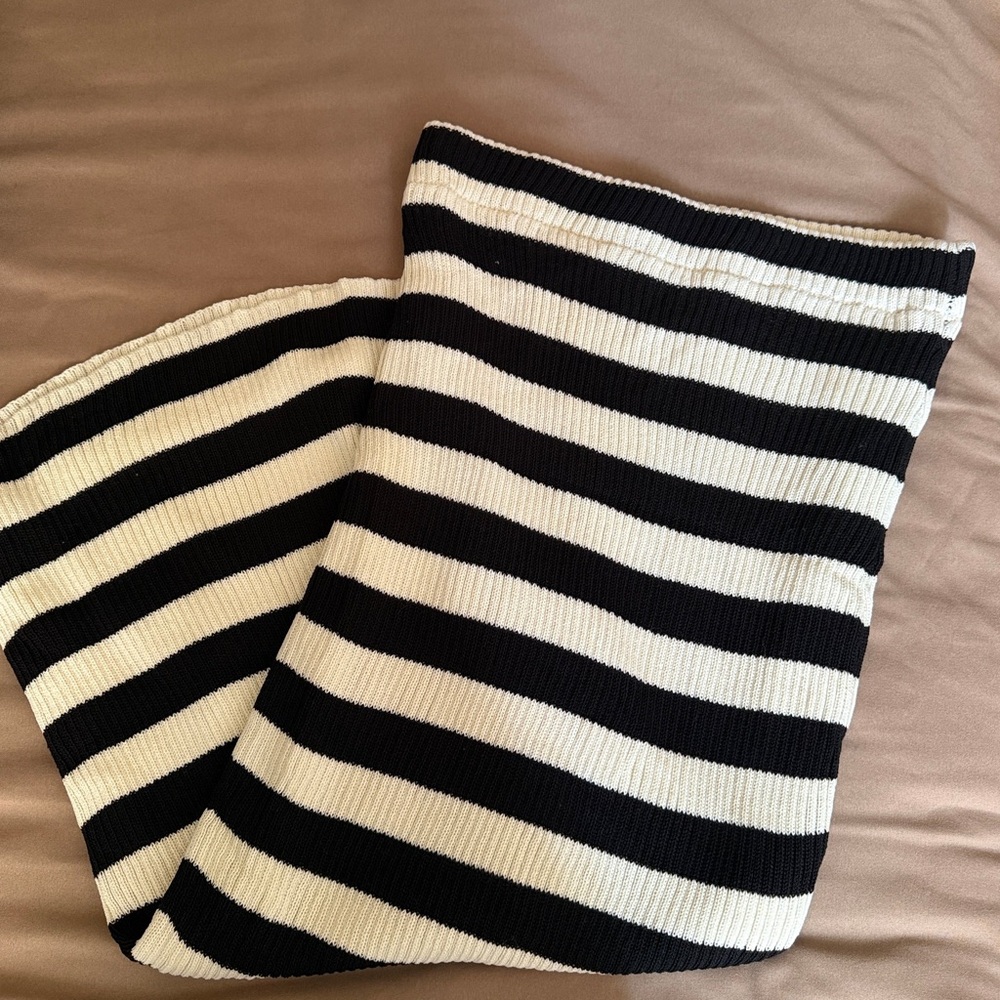Striped Midi Skirt